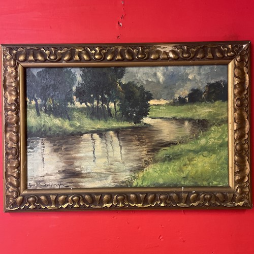 Quadro antico dipinto olio - dipinto,
