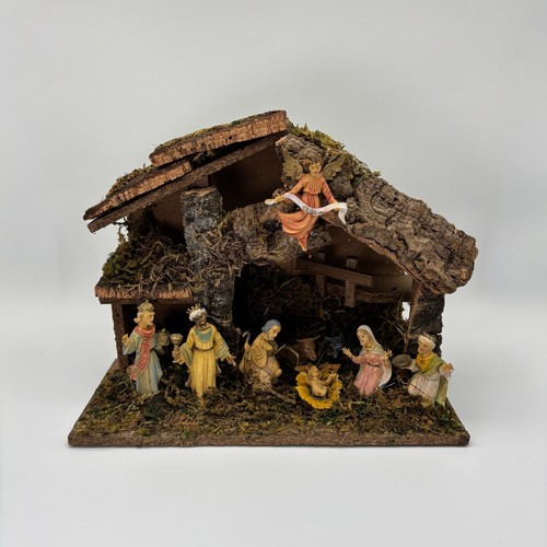 Presepe nostalgia con stalla - stalla, |
