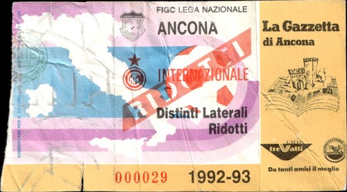 Biglietto ancona inter - biglietto,