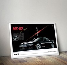 Mazda RX7 Mazdaspeed x Rays Vintage Ad Poster - 50x70 (B2) cm