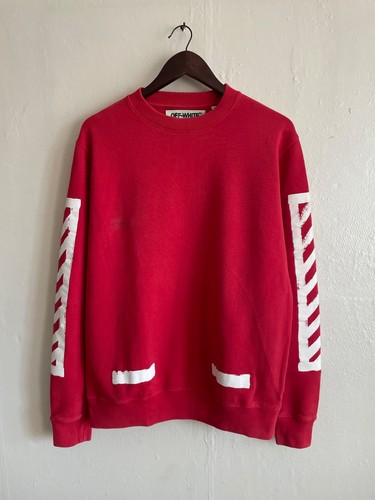 Felpa rossa off - off-white, virgil