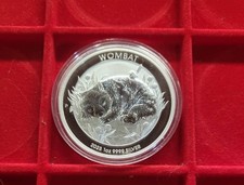 2023 PERTH MINT AUSTRALIAN WOMBAT  1 oz moneta argento silver 9999  FDC UNC