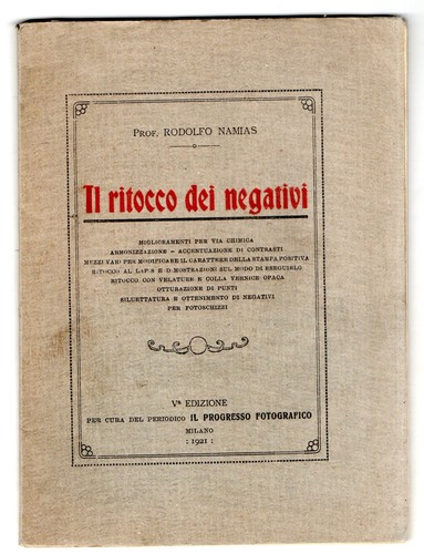 Namias manuale ritocco - manuale, dei