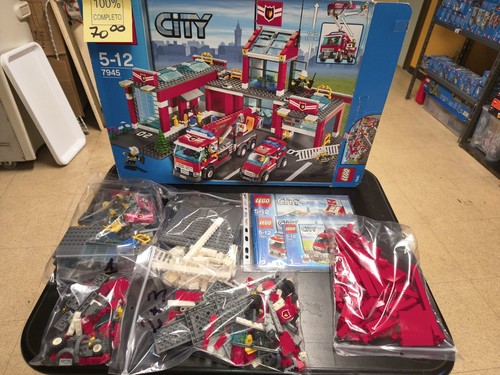 Lego city 7945 caserma - city,