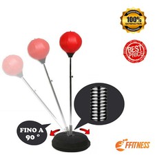 PUNCHING BALL PER BAMBINI ASTA REGOLABILE 115 CM CON BASE RIEMPIBILE BOXE BIMBI