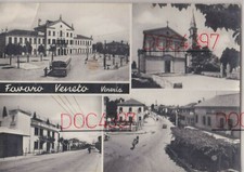 FAVARO VENETO VENEZIA SALUTI 4 VEDUTE FGV 1956 BELLA