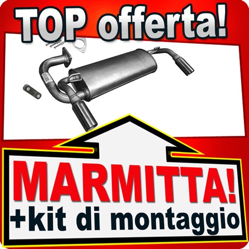 Silenziatore posteriore per - silenziatore,