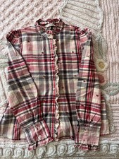 Zara Basic Plaid Embroidery