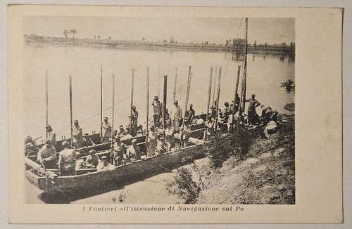 Cartolina militare genio - militare,