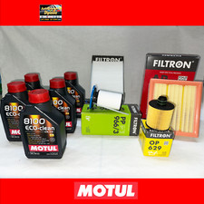 KIT TAGLIANDO FIAT 500X JEEP COMPASS RENEGADE 1.6 2.0 MJT MOTUL 0W20 + 4 FILTRI