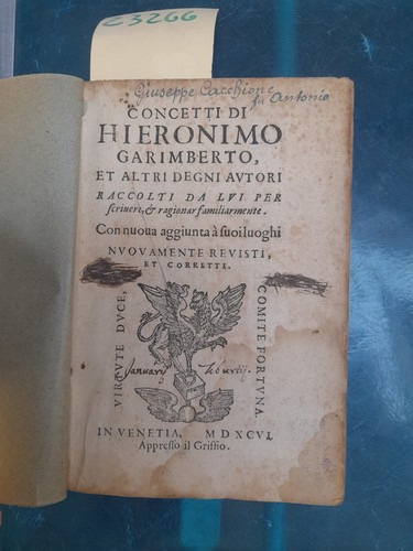 Concetti hieronimo - concetti, di