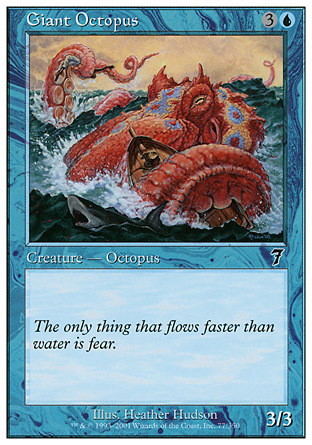 Magic mtg piovra gigante - magic, 7e
