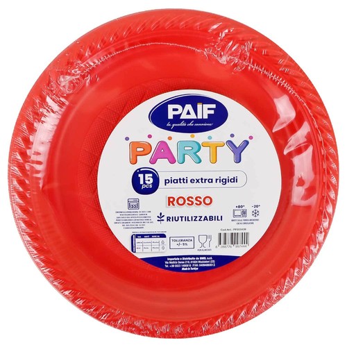 Piatti paif piani 15pz - piatti,