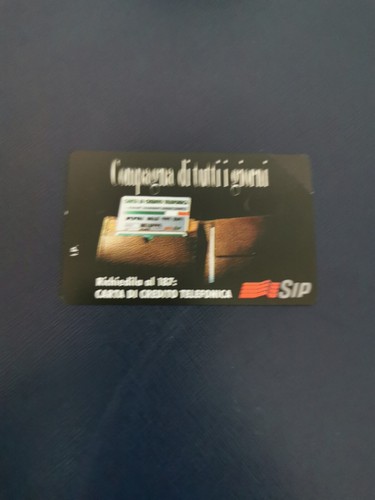 Scheda telefonica compagna - compagna, di