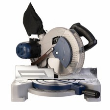 Troncatrice radiale con lama dentata da 255mm inclinabile taglio ampio 1800 Watt