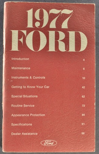Ford ltd 1977 manuale - ford,