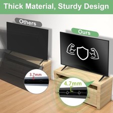 2x TV Stand Anti Slip Upgraded