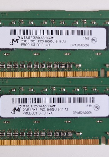 2x2gb 4gb memoria ram - =,