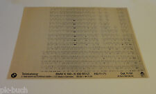 Microfiche Catalogo Ricambi BMW K 100 - Rt / Lt Stand 11/1991