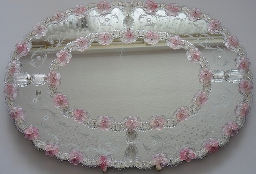 Bellissimo specchio con fiori - bellissimo,
