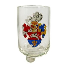 Bicchiere a sfera con stemma