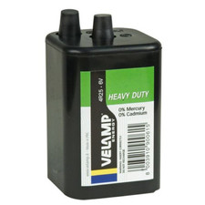 BATTERIA RICAMBIO LAMPEGGIATORE LAMPEGGIANTE SEGNALATORE STRADALE CANTIERE 6V