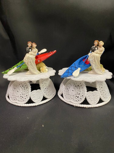 Cake topper matrimonio pesca