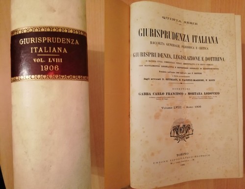 Giurisprudenza italiana - giurisprudenza,
