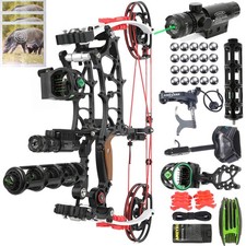 30-75lbs Arco Composto CNC Acciaio Frecce a Sfera Doppio Uso Tiro con l'Arco Caccia Pesca