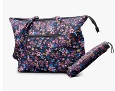 Set ombrello floreale con tote