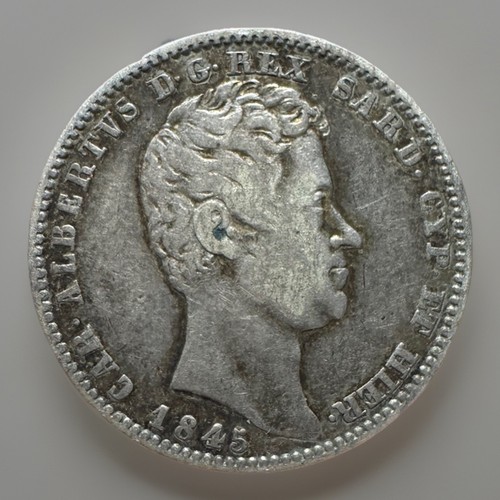 Lira 1845 carlo alberto - lira,