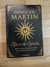 Il Trono di Spade Libro Quarto edizione Deluxe Pelle di Drago PRIMA STAMPA ASSOL