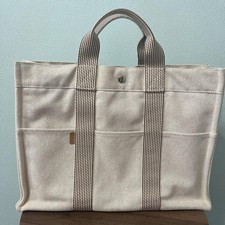 Borsa tote in tela HERMES nuova Four Toes M in ottime condizioni