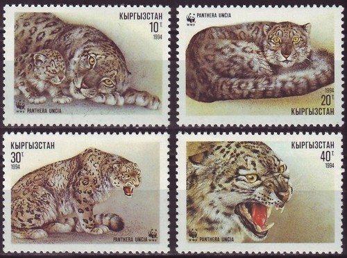 Kirghizistan 1994 mnh wwf - 1994, 4v,