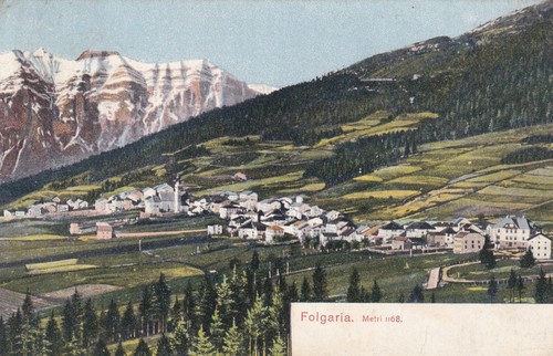 Cartolina trento folgaria - di,