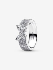 Anello Farfalla con Pavè