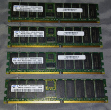 4x Samsung 4 GB 184 pin PC3200