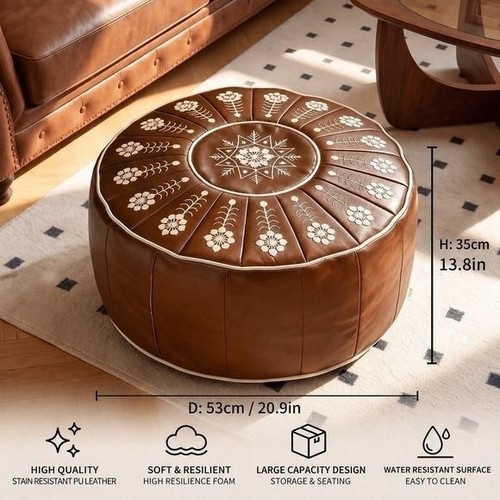 Pouf copri pouf rotondo