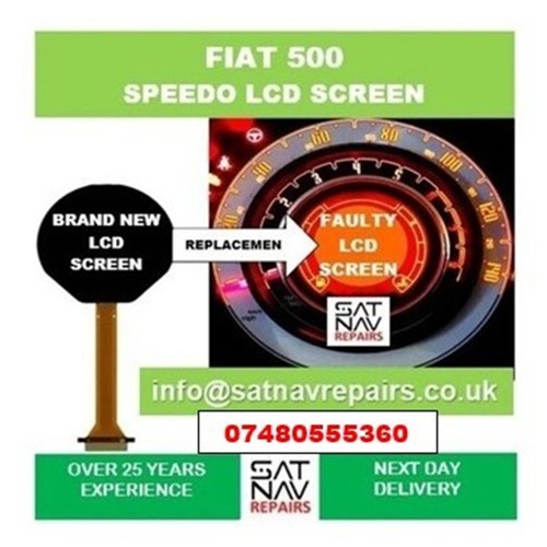 Fiat 500 tachimetro schermo - fiat,