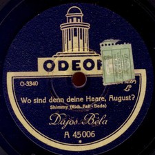 DAJOS BÉLA Wo sind deine