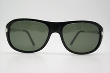 Occhiali da sole vintage Cartier Paris nero argento ovali sunglasses occhiale
