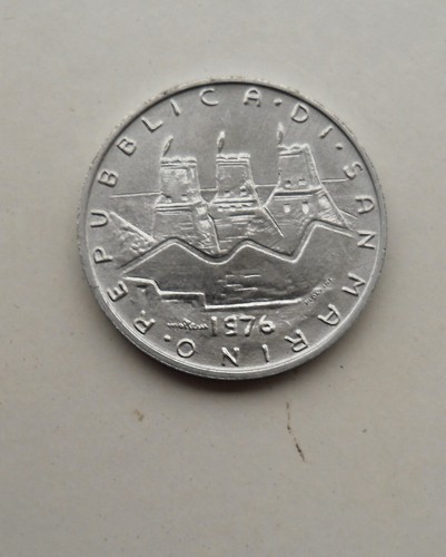 Moneta lire san - moneta, marino