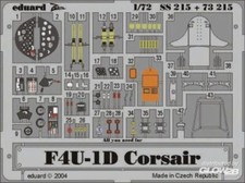 Eduard Accessories: F4U-1D Corsair in 1:72 [7250215]