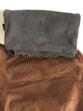 borsa in pelle scamosciata