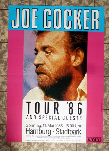 Joe cocker konzertplakat - cocker,