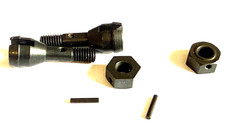 2 assi ruota RC Car acciaio per Kyosho DMT DST DSX ERX TR-119B (1266-4)