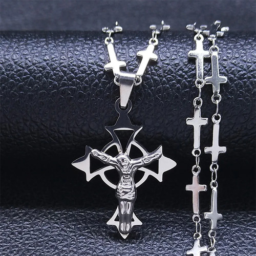 Collana elegante croce