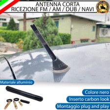 ANTENNA CORTA 12 CM NERO FINITURA CARBONIO PER SUZUKI VITARA