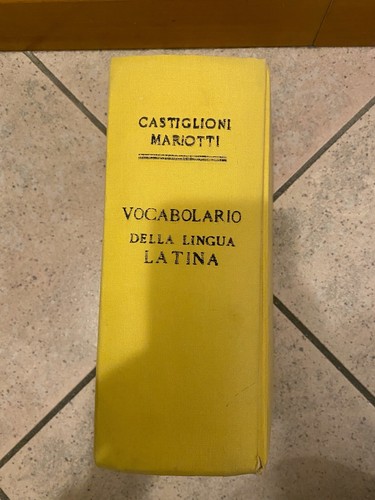 Vocabolario latino - vocabolario, il