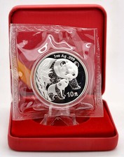 10 Yuan Argento CINA PANDA